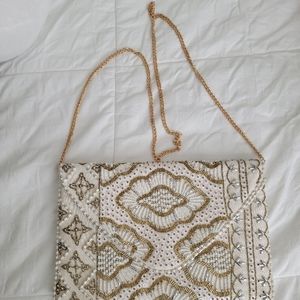 Francesca's beaded clutch